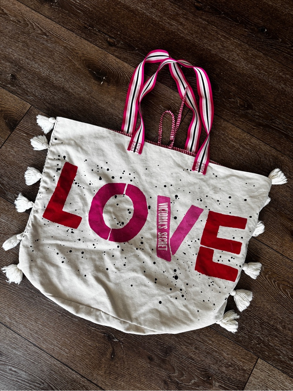 Victoria secret canvas tote